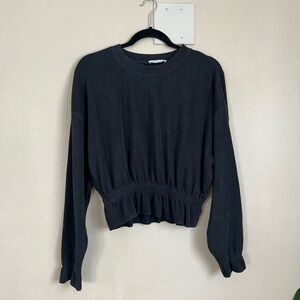 Zara Women's Black Long Sleeve Top